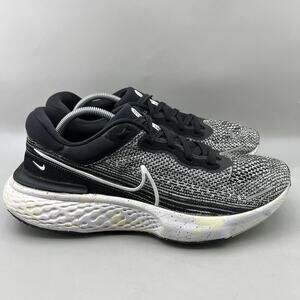 Nike ZoomX Invincible Run Flyknit Shoes Men Size 13 Black White Comfort Sneakers
